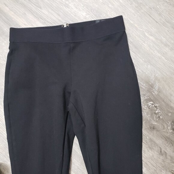 J Crew Pixie Pants Sz 00 Black Ponte Zip Up - Picture 3 of 6